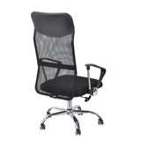 Home Office Executive Chair Stryka Net with mesh backrest in black on star base by hjh OFFICE