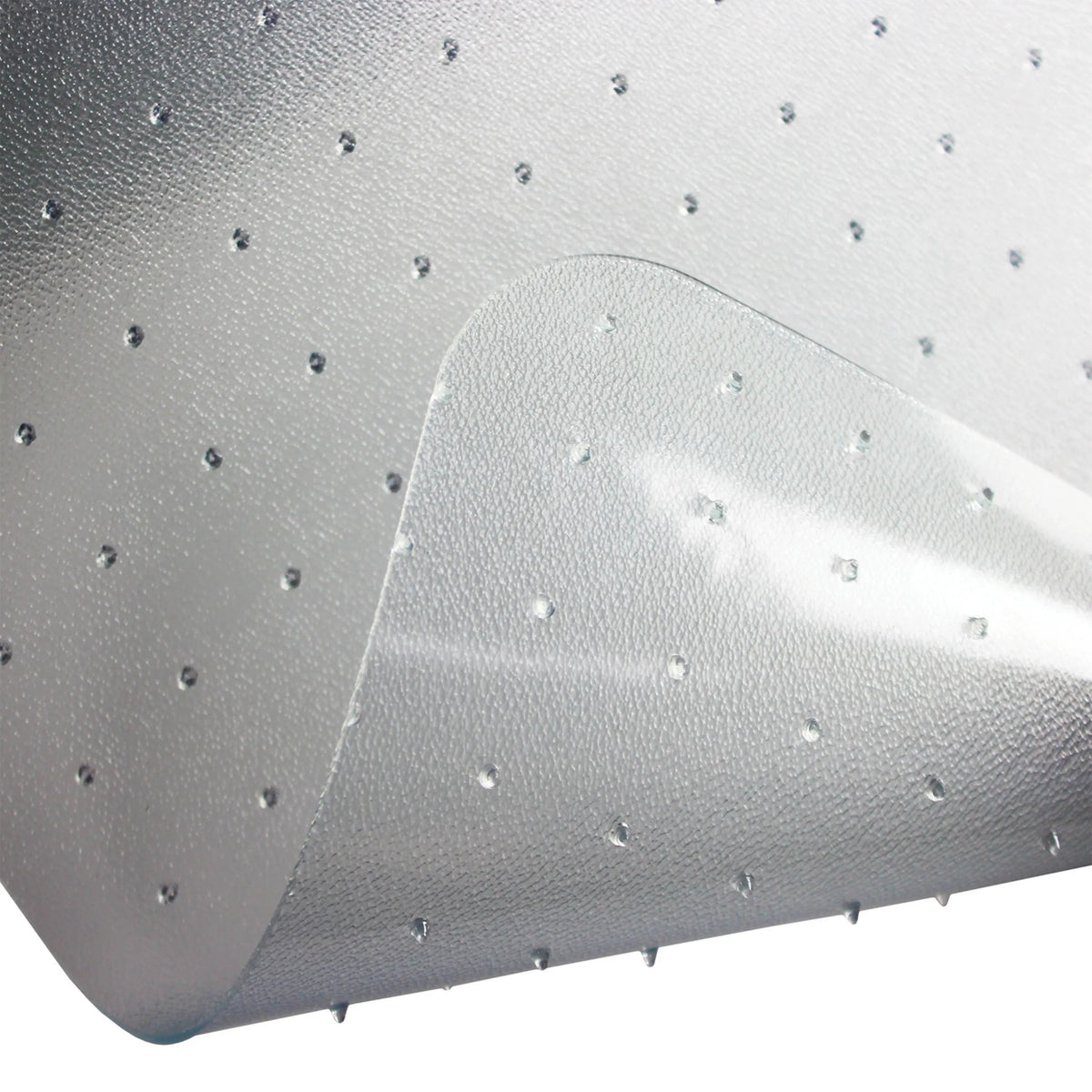 Transparent polycarbonate surface of the Office Mat ULTIMAT II for carpets by Floortex