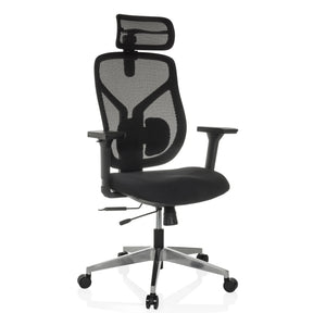 High End Office Chair CASSILIS B with black mesh cover and headrest by hjh OFFICE