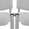 Black Four-legged chair CONNECT XT with a connecting clip by hjh OFFICE