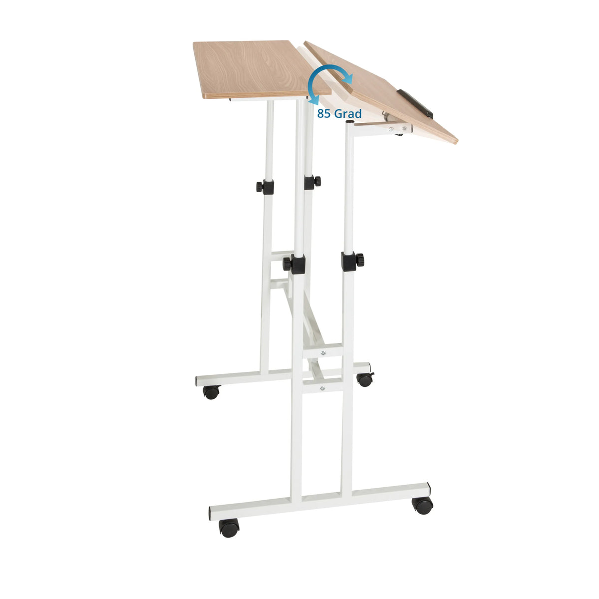 Tiltable desktop of the Standing desk WORKSTATION I with an adjustability of 85 degrees by hjh OFFICE