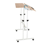 Tiltable desktop of the Standing desk WORKSTATION I with an adjustability of 85 degrees by hjh OFFICE