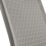 Grey textured fabric of the backrest of the High End Office Chair VERVIO by hjh OFFICE
