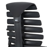 Backrest with horizontal padding of the ERGO LINE II WORK counter chair in black by hjh OFFICE