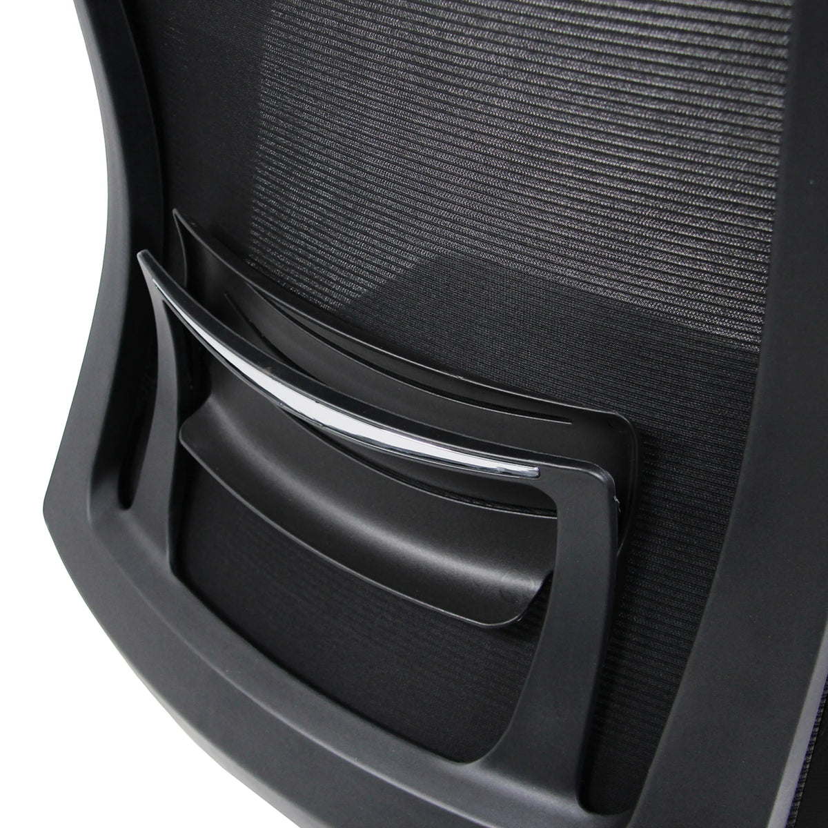 Lumbar support with chrome element of the Professional Executive Chair CAPTIVA by hjh OFFICE