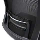 Lumbar support with chrome element of the Professional Executive Chair CAPTIVA by hjh OFFICE