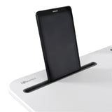 Tablet holder in the tabletop of the Standing desk STAND VM-SU I by hjh OFFICE