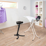 Black Standing aid TOP WORK 33 with padded seat and star base by hjh OFFICE