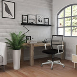 Professional Office Chair MOVE-TEC NET 3D W in white-black with mesh back and caster base by hjh OFFICE