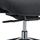 Height adjustment lever under the black seat of the Professional Office Chair ERGO LINE II by hjh OFFICE