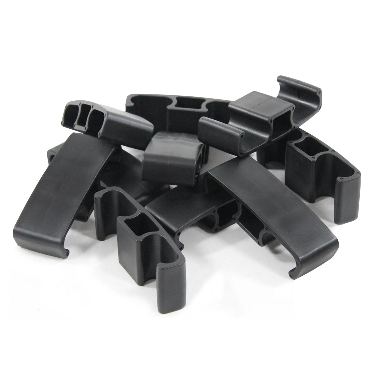 Black glides for the legs of the four-legged chair CONNECT XT by hjh OFFICE