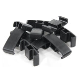 Black glides for the legs of the four-legged chair CONNECT XT by hjh OFFICE
