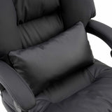 Lumbar support cushion of the Relax Legoro Home Office Executive Chair in black synthetic leather by MyBuero