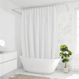 Green Artificial plant SCHEFFLERA in a patterned pot in the bathroom by hjh OFFICE