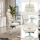 Adjustment options of the Professional Office Chair ERGO LINE W by hjh OFFICE (AI-generated image)