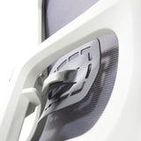 Adjustable lumbar support of the Professional Office Chair CAPTIVO BASE W in grey by hjh OFFICE