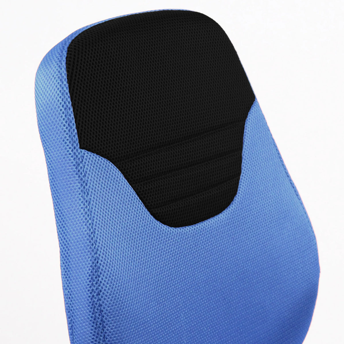 Blue and black mesh backrest of the Swivel Chair – Children KIDDY STYLE by hjh OFFICE
