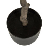 Trunk and black plant pot of the artificial plant OLIVE by hjh OFFICE