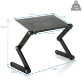 Dimensional drawing of the Desk Pad VM-SA II, 42 × 27 cm, load capacity 12 kg, by hjh OFFICE