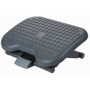 Anthracite Footrest PIEDINO DOT with nubbed structure and adjustable angle by hjh OFFICE