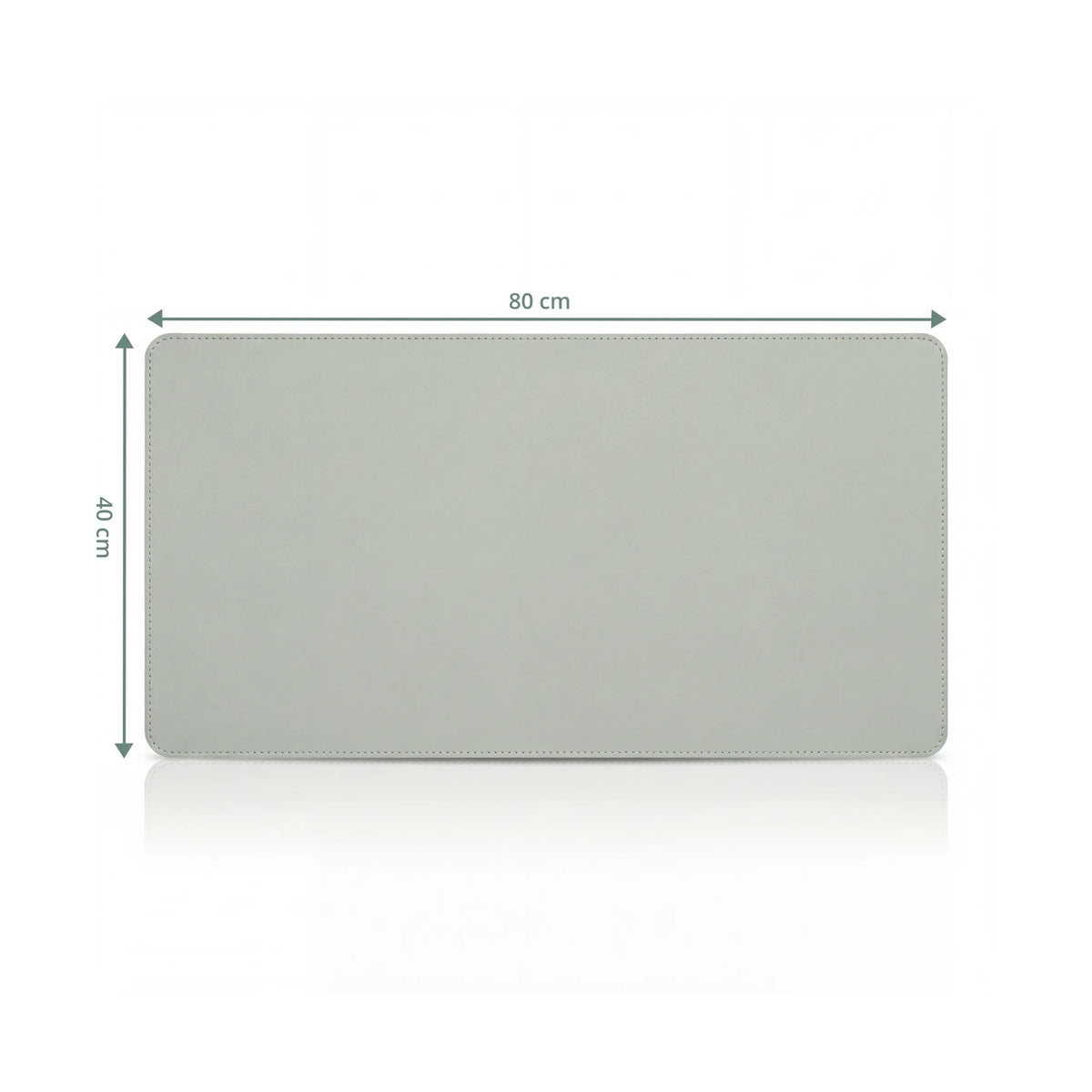 Dimensional view of the Desk Pad Padflux Clean with 80 × 40 cm by hjh OFFICE