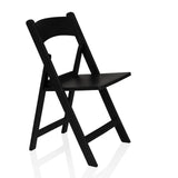 Black Outdoor chair TRAVANO 1 with backrest and square frame by hjh LIVING – 360-degree view (front three-quarter view 58°)