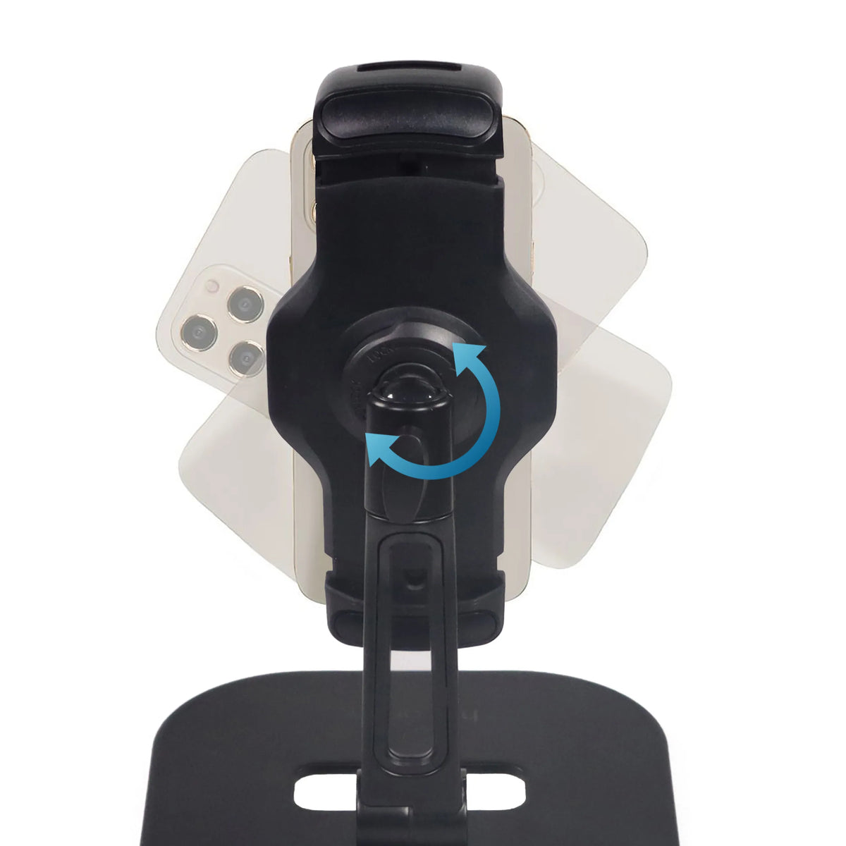 Ball joint for tilt adjustment of the FLEXMOBI IV mobile phone & tablet holder in black by hjh OFFICE