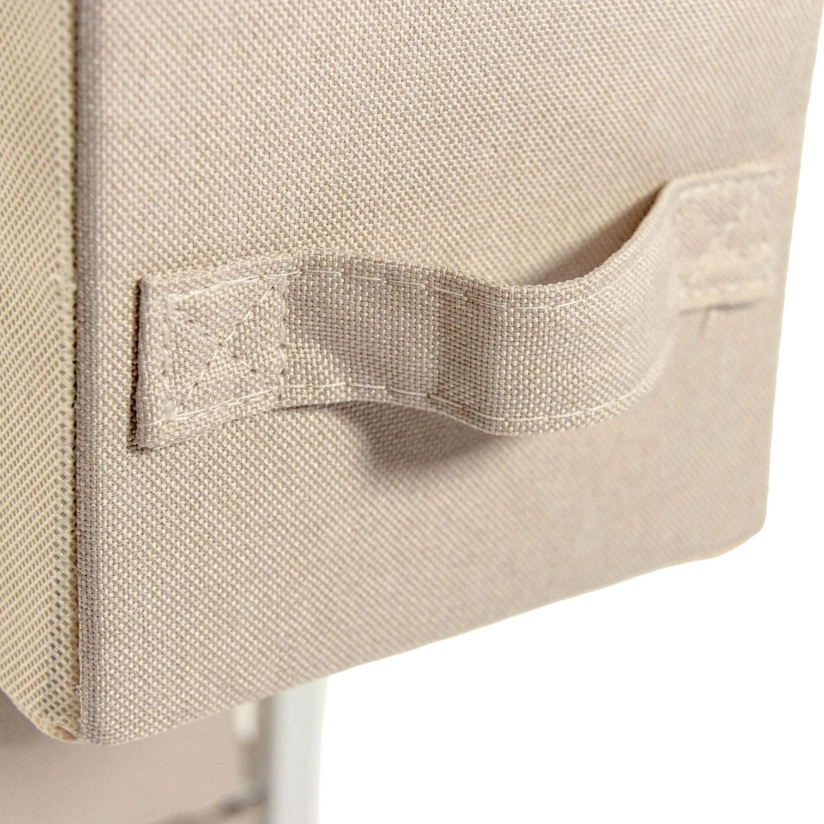 Beige fabric handle of the Chest of drawers FOLDRESS S by hjh LIVING