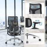Professional Office Chair S100-M301 with adjustable lumbar support, seat height and base by Sihoo