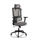 ERGOMY | Fabric / Mesh | Frame: White - Home Office Chair 