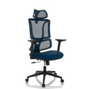 ERGOMY | Fabric / Mesh | Frame: White - Home Office Chair 