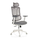ERGOMY W | Fabric / Mesh | Frame: White - Professional Office Chair 