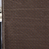 Brown, perforated fabric cover with zip for the Sitzolo 2 Lounge Chair by hjh LIVING