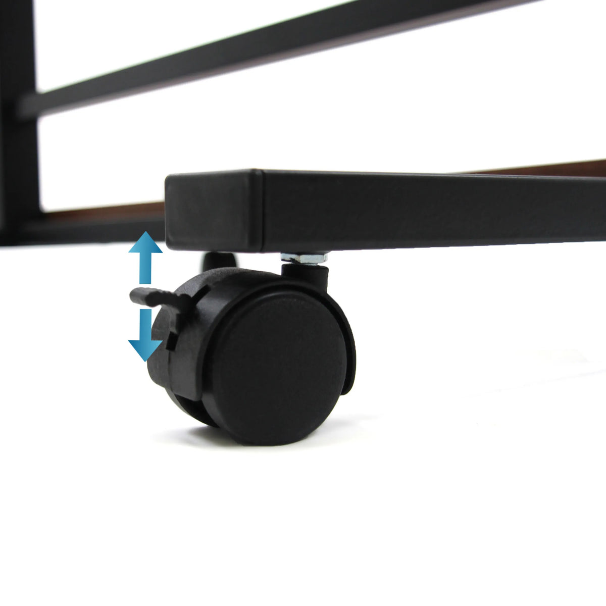 Steerable and lockable caster of the Standing desk WORKSTATION II by hjh OFFICE