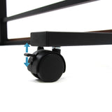 Steerable and lockable caster of the Standing desk WORKSTATION II by hjh OFFICE