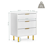 Dimensional drawing of the Hjelle K chest of drawers with a width of 60 cm and a height of 75.7 cm by hjh LIVING