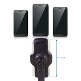 Adjustable holding width of 13 - 22 cm of the Mobile phone & tablet holder FLEXMOBI III by hjh OFFICE