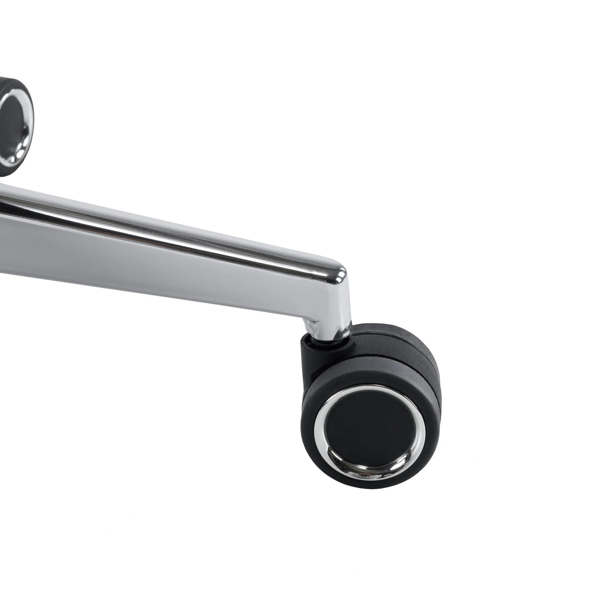 Chrome carpet caster of the Professional Executive Chair VELVET ECO by hjh OFFICE