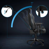 Adjustable backrest up to 90 degrees of the Gaming chair GAMEBREAKER POLARYS I by hjh OFFICE