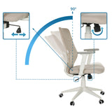 Adjustment mechanisms of the Home Office Chair COSIO II including 90° backrest by hjh OFFICE