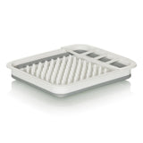 Grey-white Folding container CLEAN SIL with integrated draining grid by hjh OFFICE