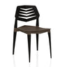 Outdoor chair Flecharo in brown and black with a striking backrest by hjh LIVING