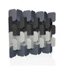 Partition wall FLEXMIUT PLUG in various shades of grey made of felt with a modular structure by hjh OFFICE