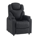 Black faux leather Lounge Chair Game Sport RX with honeycomb stitching and castors by hjh OFFICE
