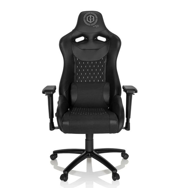 Black Gaming chair GAMEBREAKER SX 04 with quilted pattern and armrests by hjh OFFICE