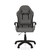 Gaming chair GAMEBREAKER W01 in grey and black with neck and lumbar cushions by MyBuero