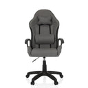 Gaming chair GAMEBREAKER W01 in grey and black with neck and lumbar cushions by MyBuero