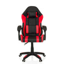 Gaming chair GAMEBREAKER W02 in black-red with neck support and armrests by MyBuero