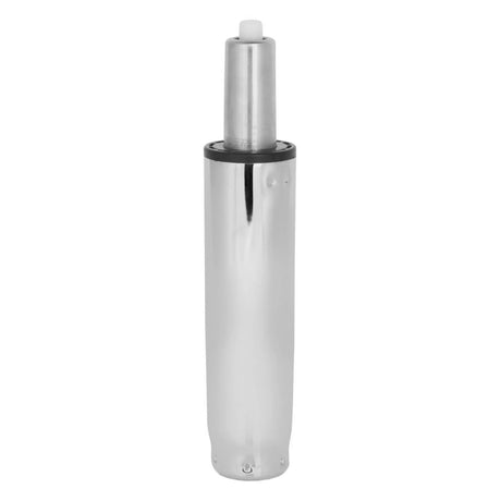 Gas Spring GF-L in shiny chrome look with white knob on top by hjh OFFICE