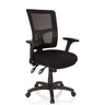 Black Professional Executive Chair IMPACT PRO with mesh backrest and armrests by hjh OFFICE